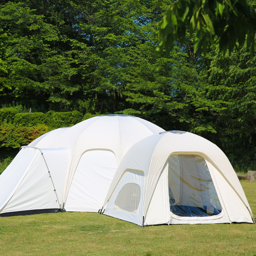tecagon dome shelter and tetragon tent set